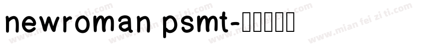newroman psmt字体转换